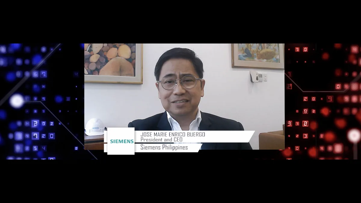 Jose Marie Enrico Buergo, President and CEO, Siemens Philippines