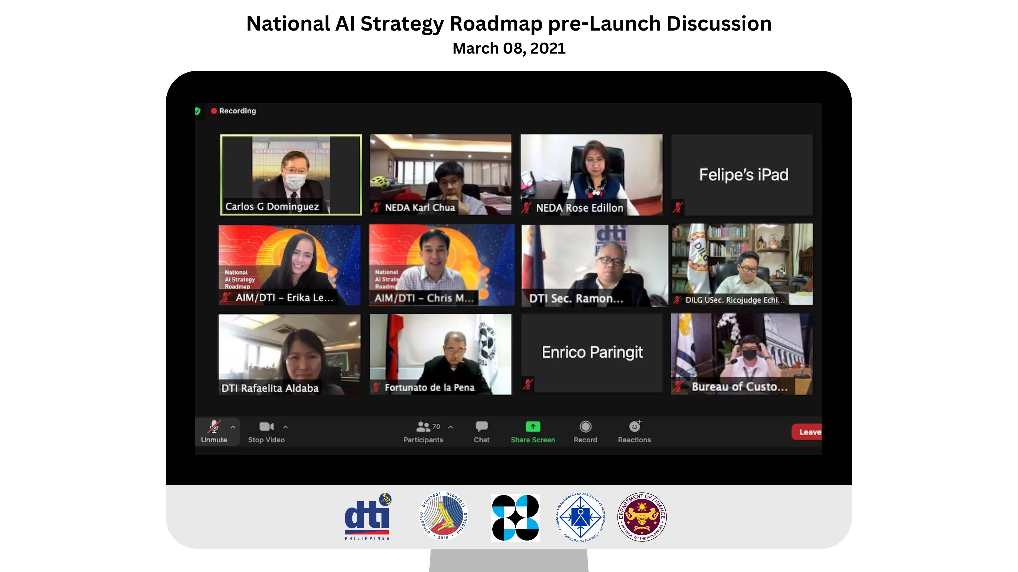 NAISR 1.0 launch event, May 2021